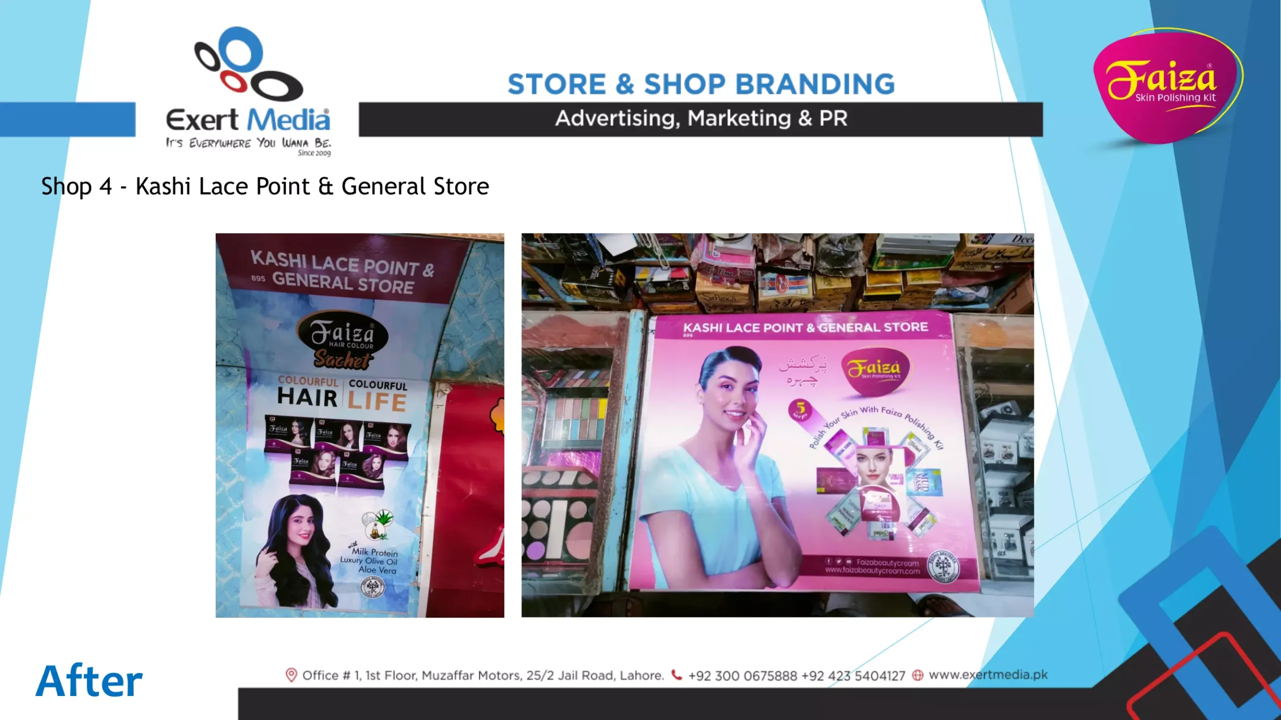 Faiza Beauty Cream Store & Shop Branding - Main Bazar - Farooqa-5