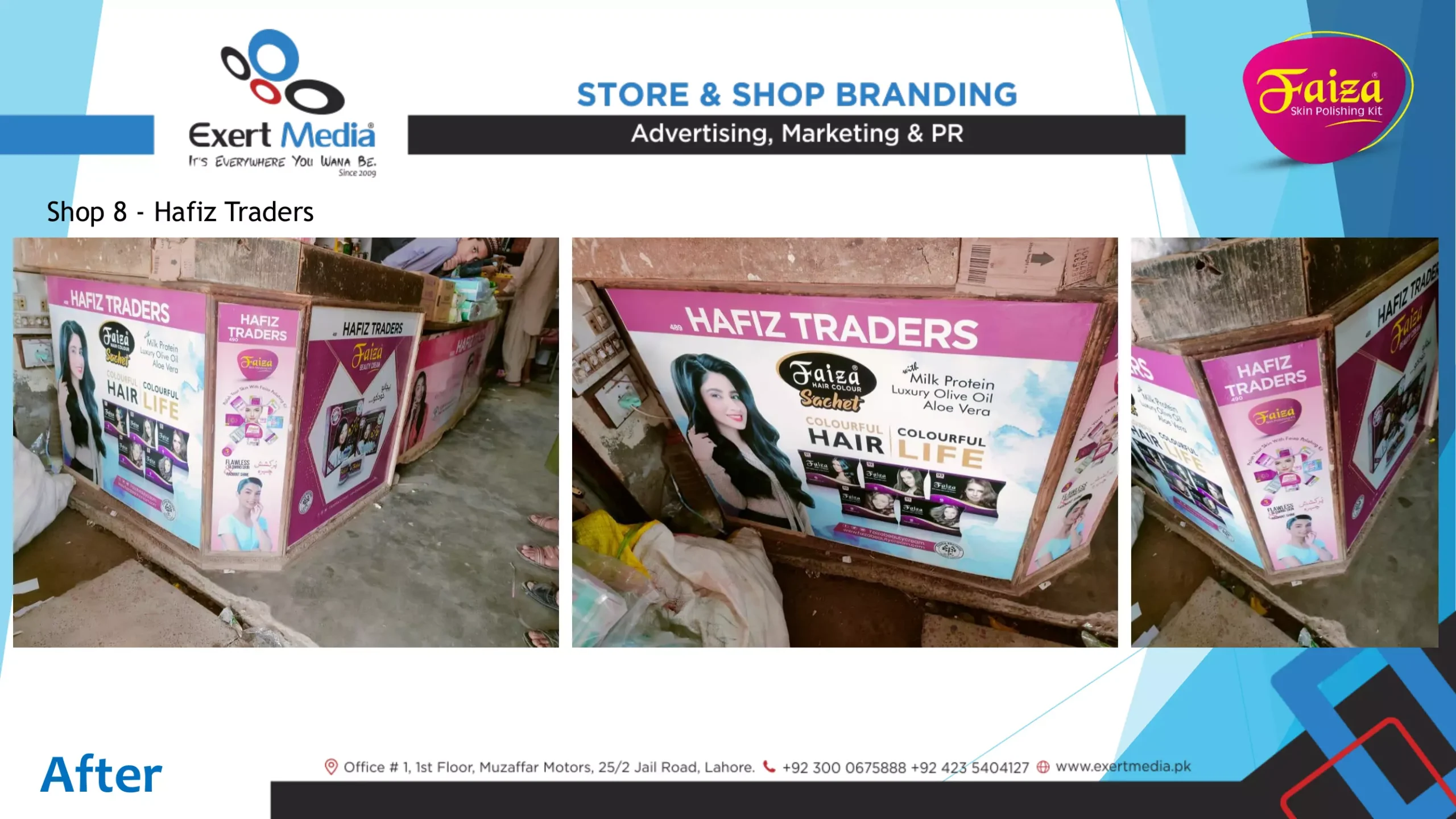 Faiza Beauty Cream Store & Shop Branding - Main Bazar - Ghalla Mandi, Bhalwal-09