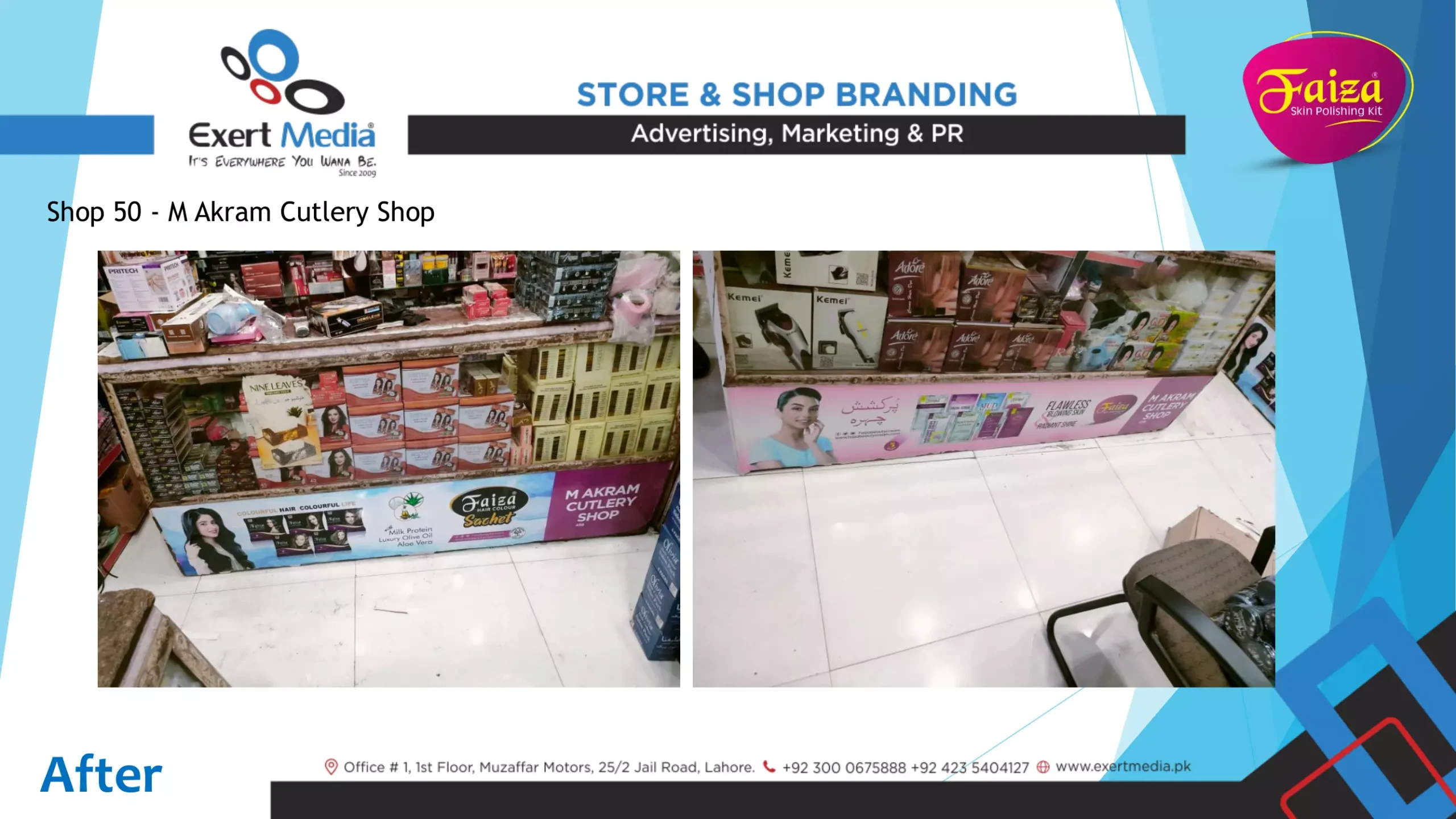 Faiza Beauty Cream Store & Shop Branding - Sargodha-119