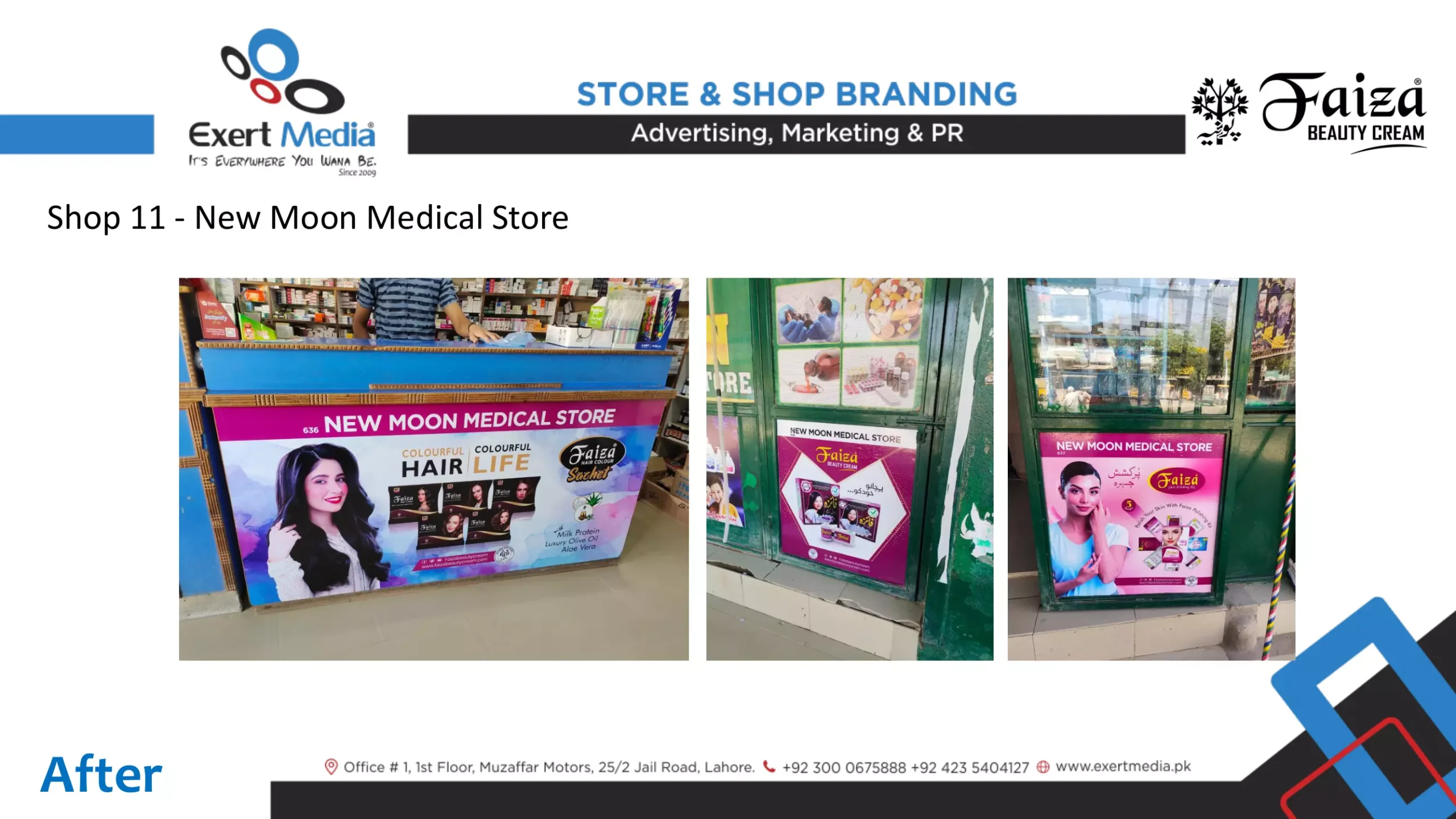 Faiza Beauty Cream Store & Shop Branding - Sialkot-22